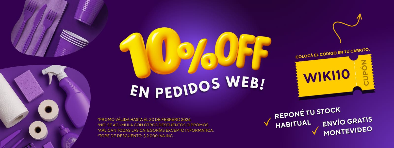 10% OFF con Codigo WIKI10