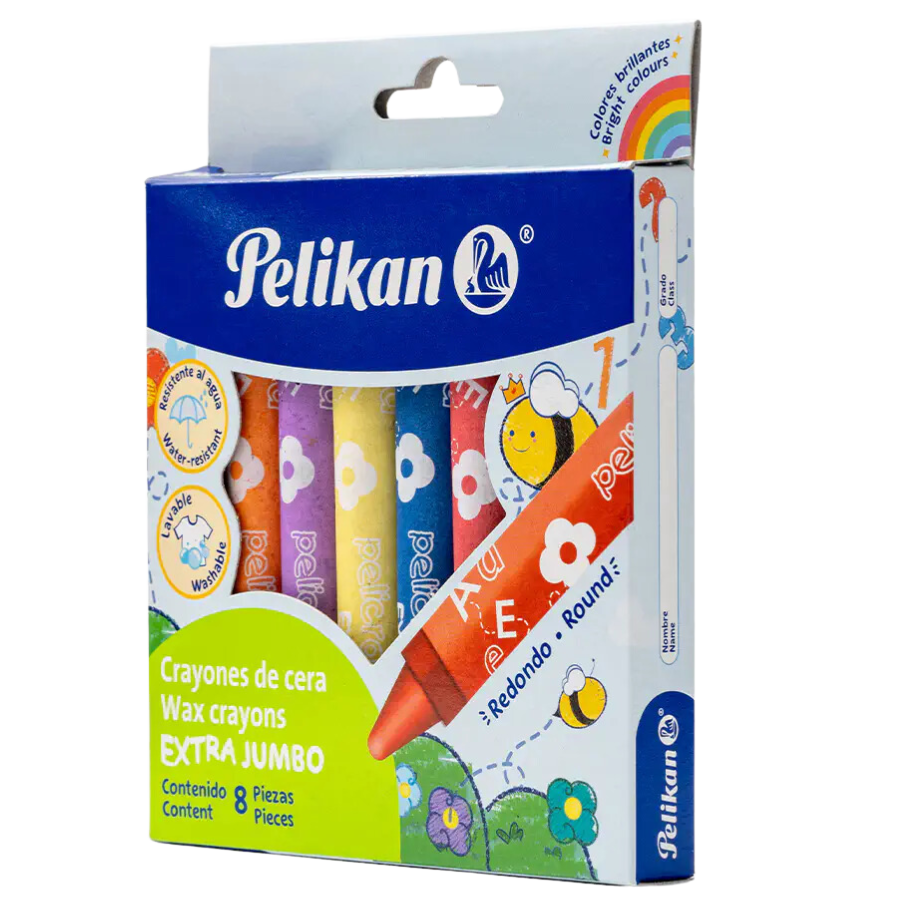 Crayolas extra jumbo Pelikan x8 uni.