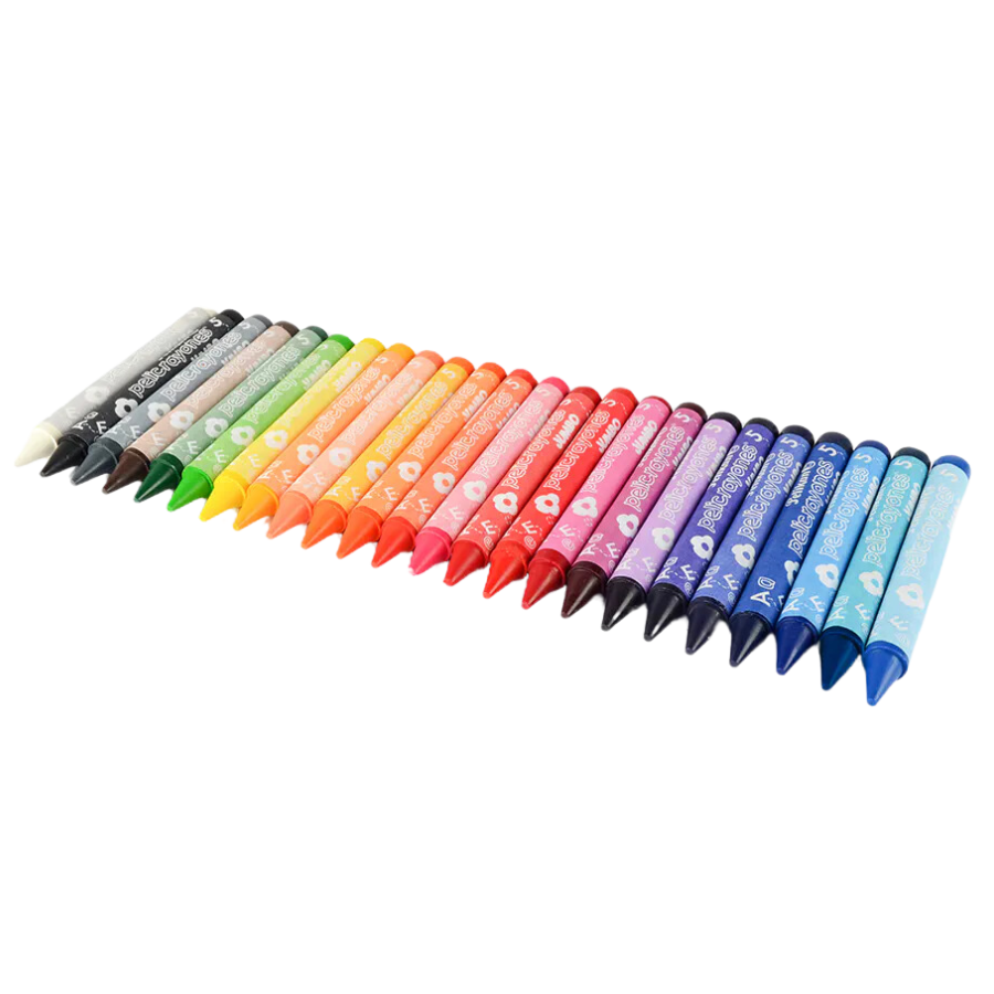 Crayolas jumbo Pelikan x24 uni. Colores surtidos