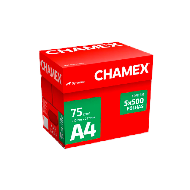 Resma de papel para impresion Chamex  A4 75 g 500 hojas