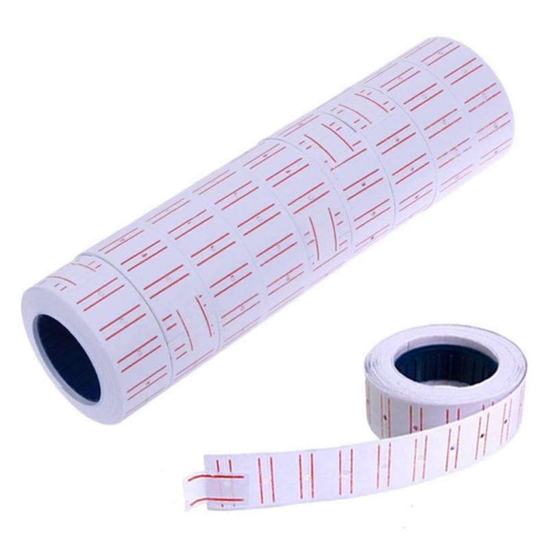 Etiquetas para precio en tubo x10 rollos