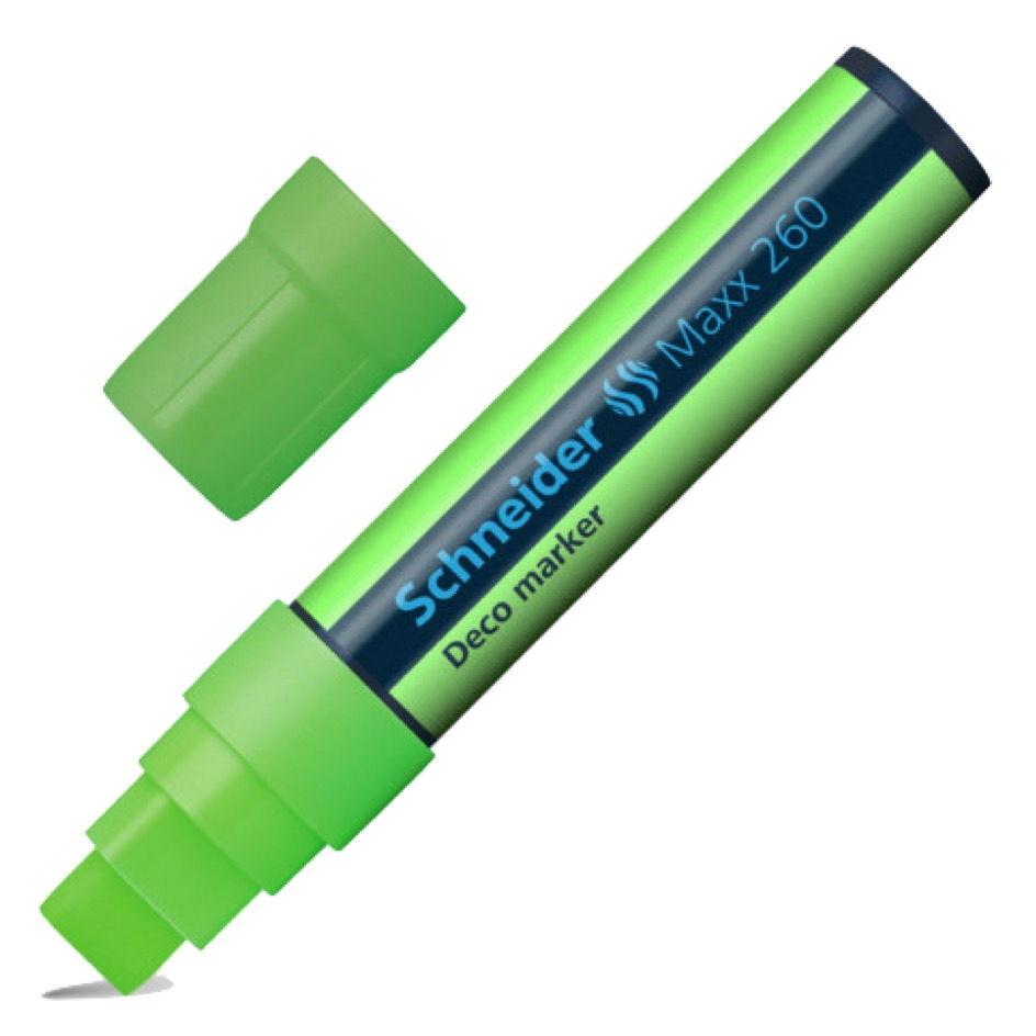 Marcador Schneider Maxx 260 tiza liquida Deco 5-15 mm
