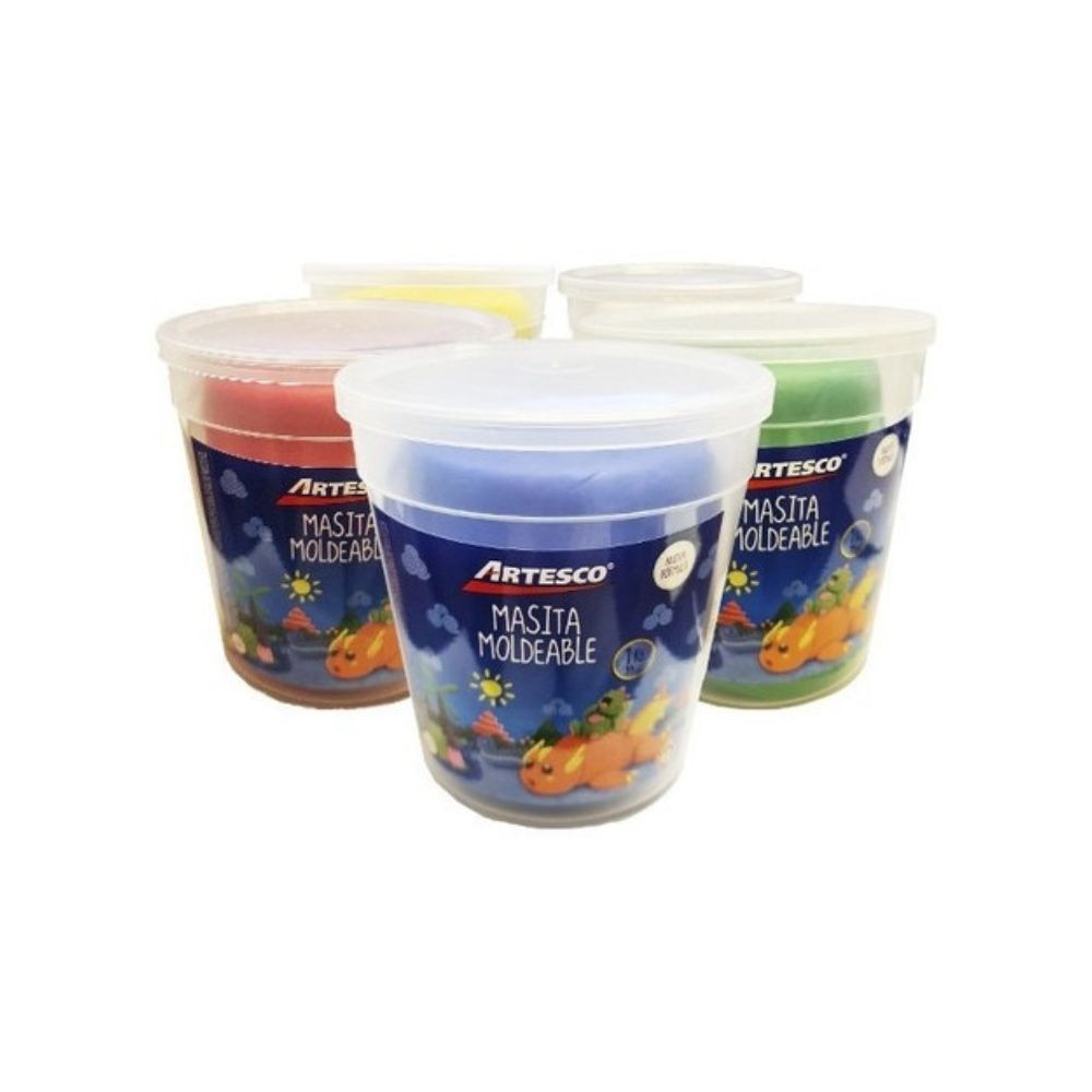 Artesco masa de moldear pote 1 kg.