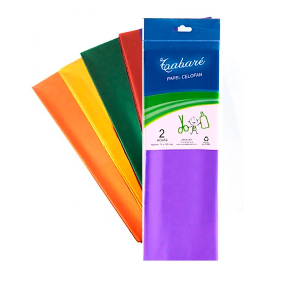 Papel celofán Tabaré blíster x 2