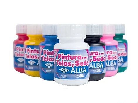 PINTURA ALBA para tela 40 ml.