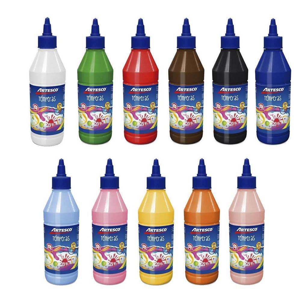 Témperas Artesco 250 ml.