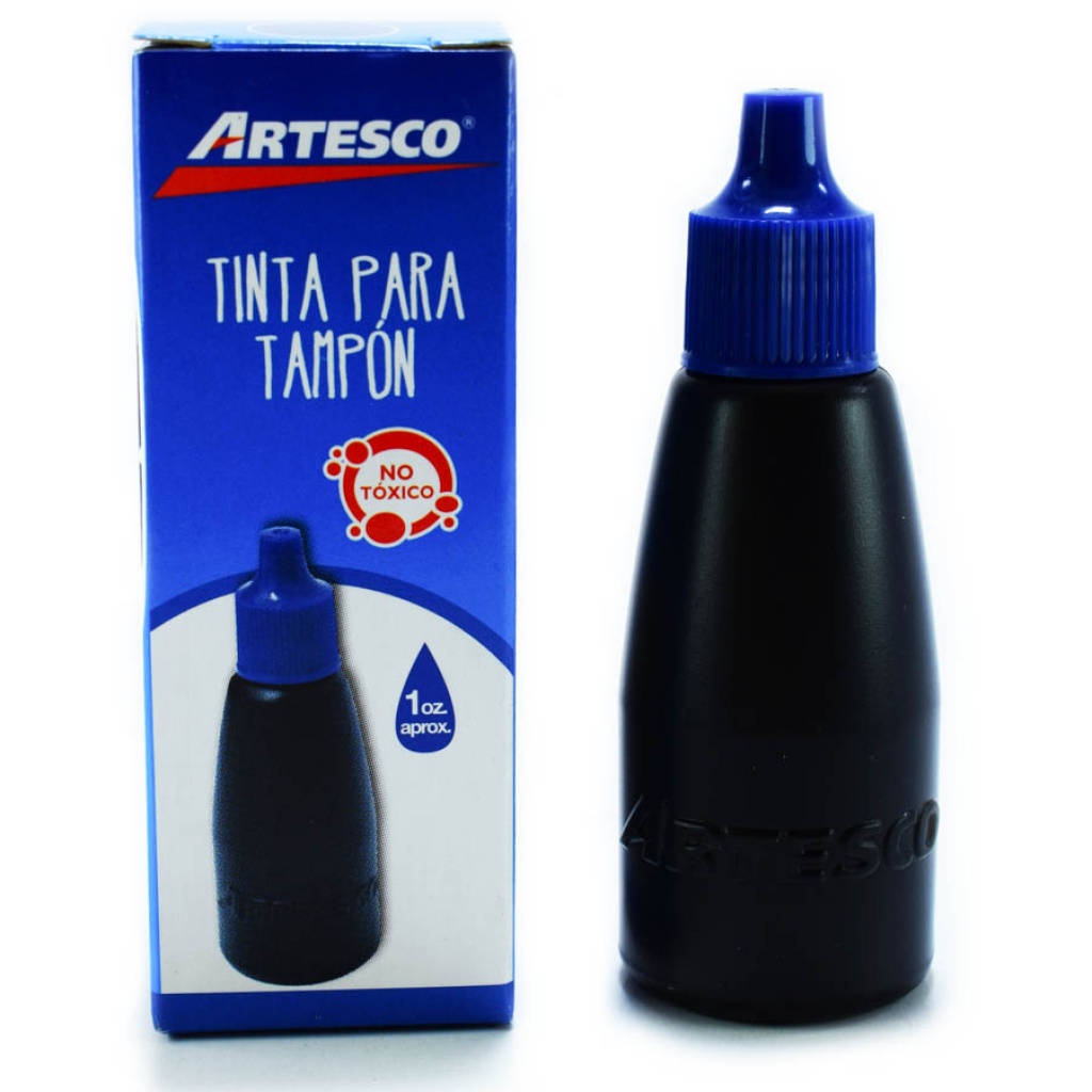 Tinta para sellos Artesco 30 ml Negro