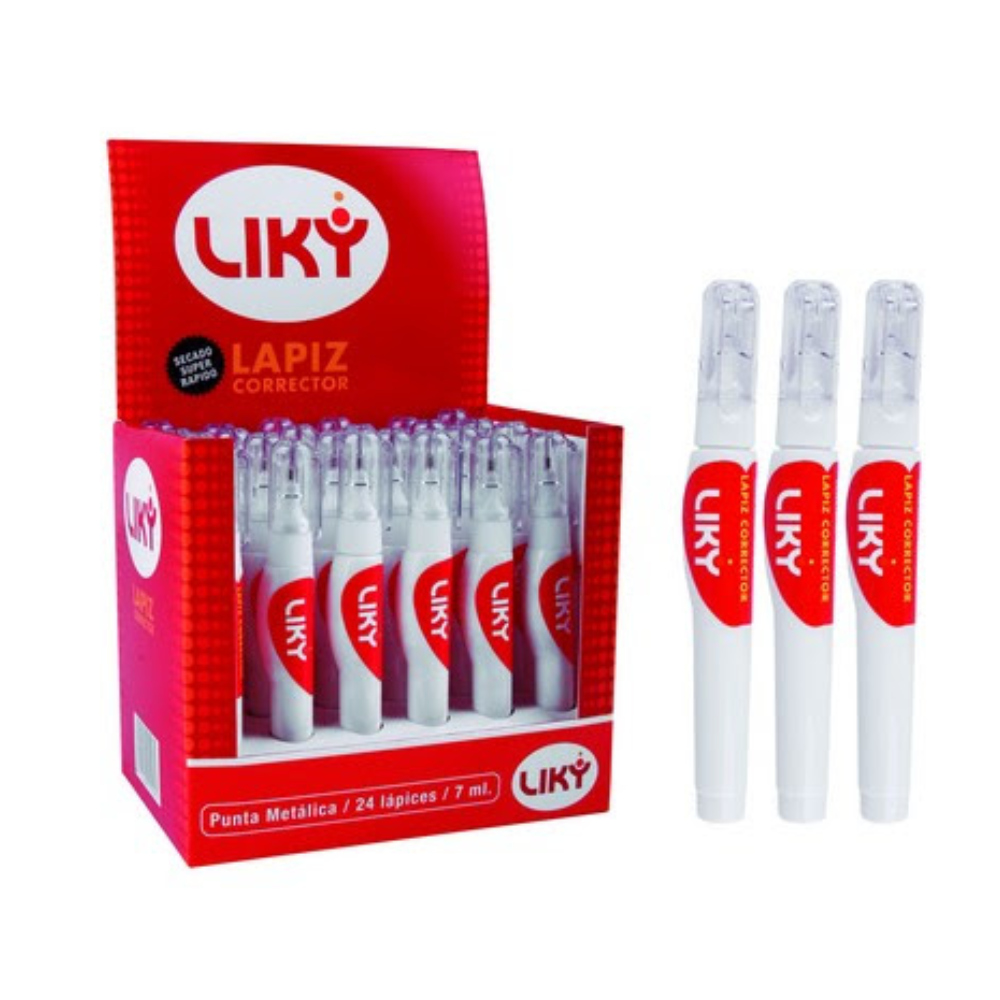Corrector en lápiz Liky 7 ml.