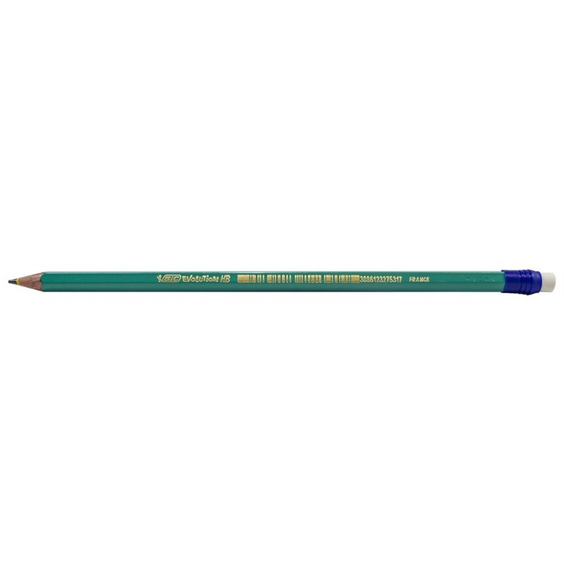 Lápiz Bic Evolution HB con goma N°3