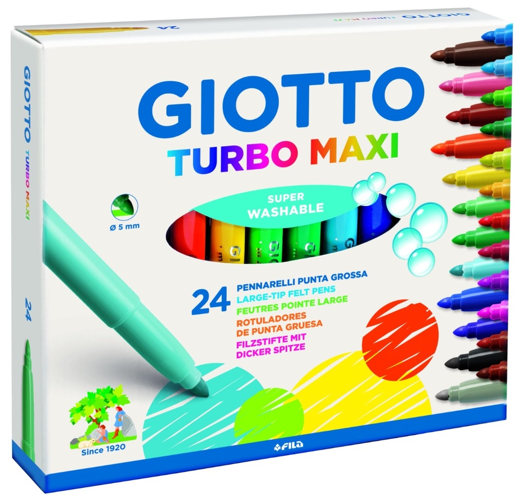 Marcador Escolar Gruesos Giotto Turbo
