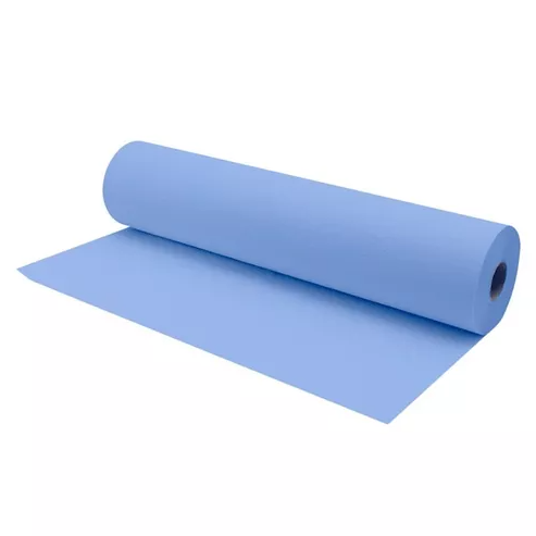 Papel tienda celeste rollo (se vende por kilogramo)