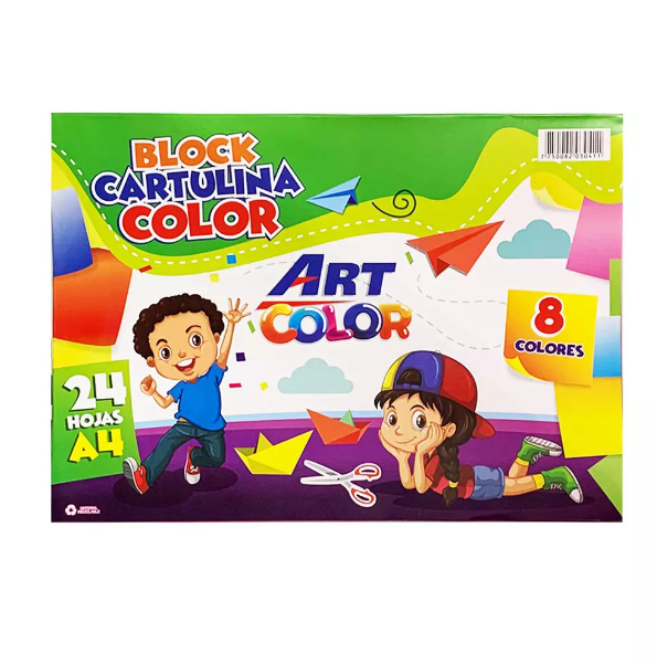 Block cartulina color Art-Color A4