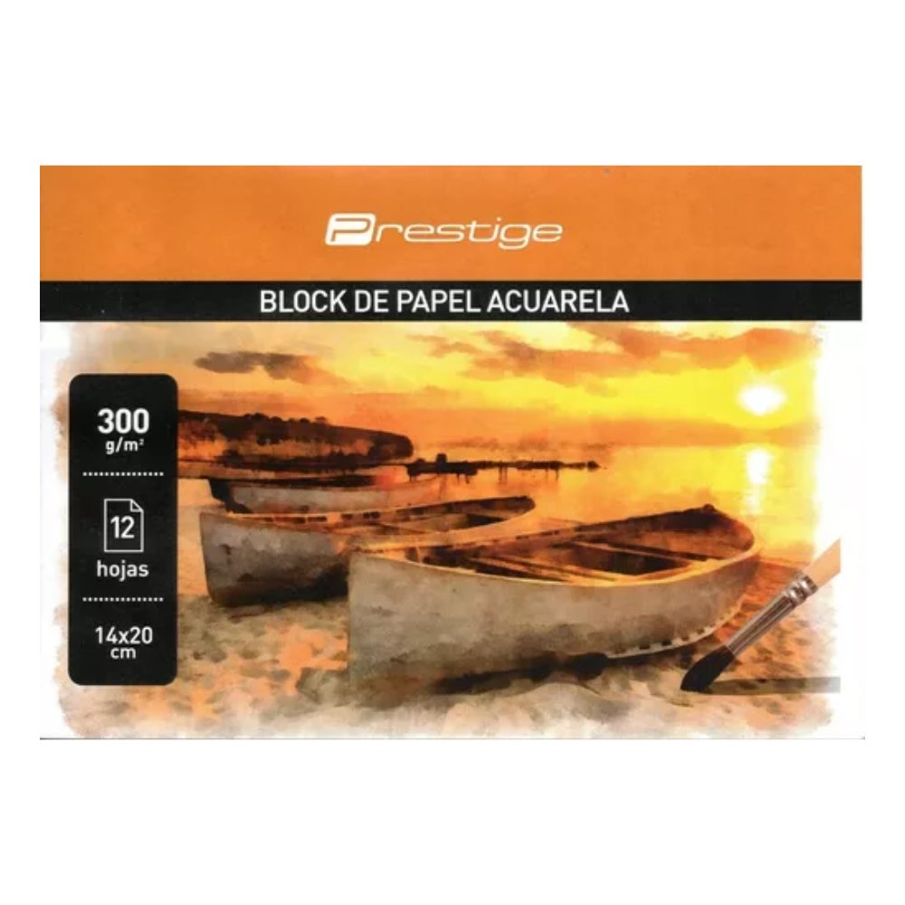 Block papel acuarela Prestige 25 x 35 cm