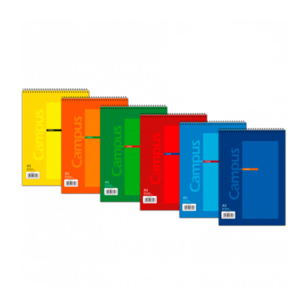 Blocks Campus A5 rayado con espiral 80 Hojas