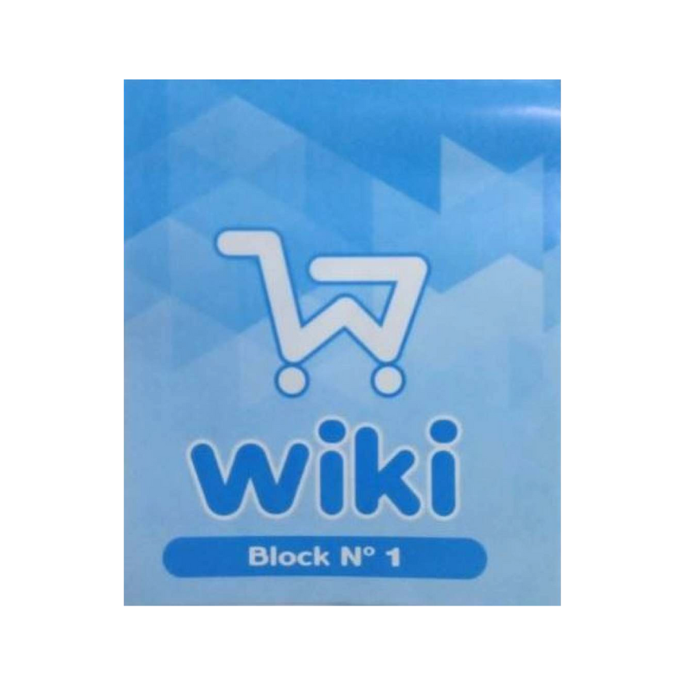 Block de apuntes Wiki liso N°1