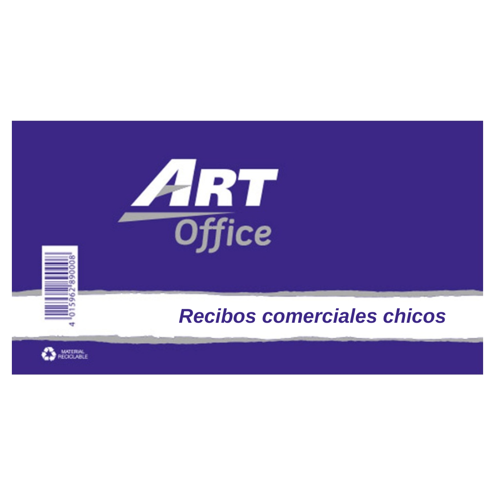 Recibo comercial chico Art-Office