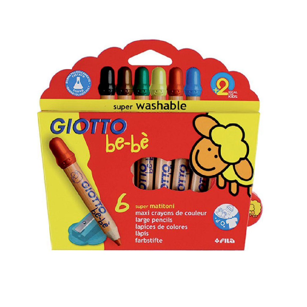 lápiz GIOTTO be-bé 6 colores