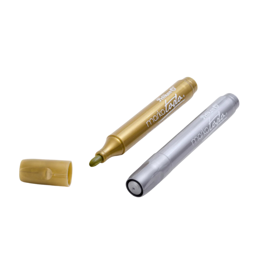 Marcador Pelikan markatodo blíster x 2 (oro y plata)