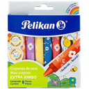 Crayolas extra jumbo Pelikan x 8 unidades