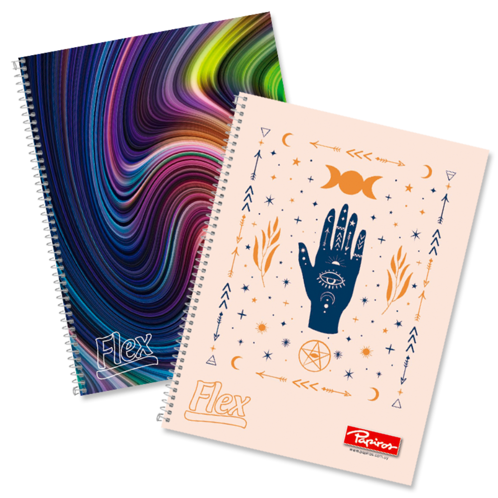 Cuadernola Papiros Flex 19096, 96 hojas rayada