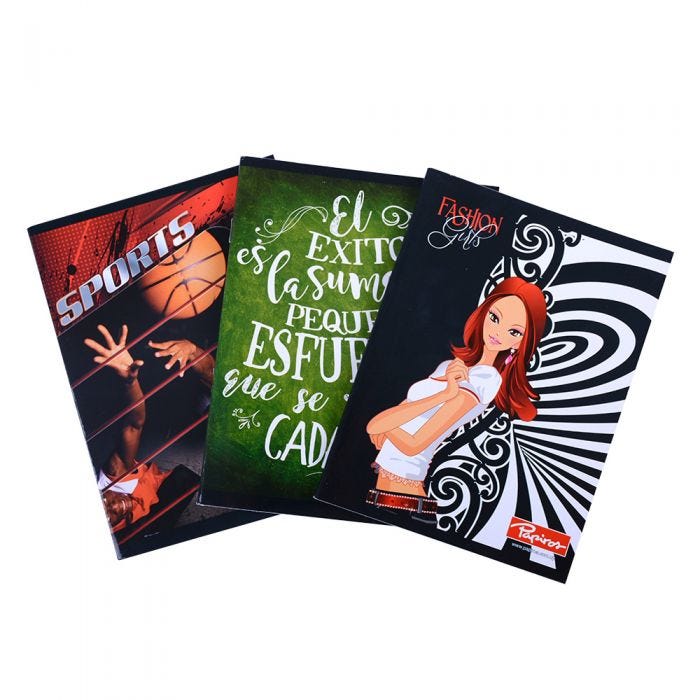 Cuaderno cuadriculado Papiros Flex 648C 48 Hojas