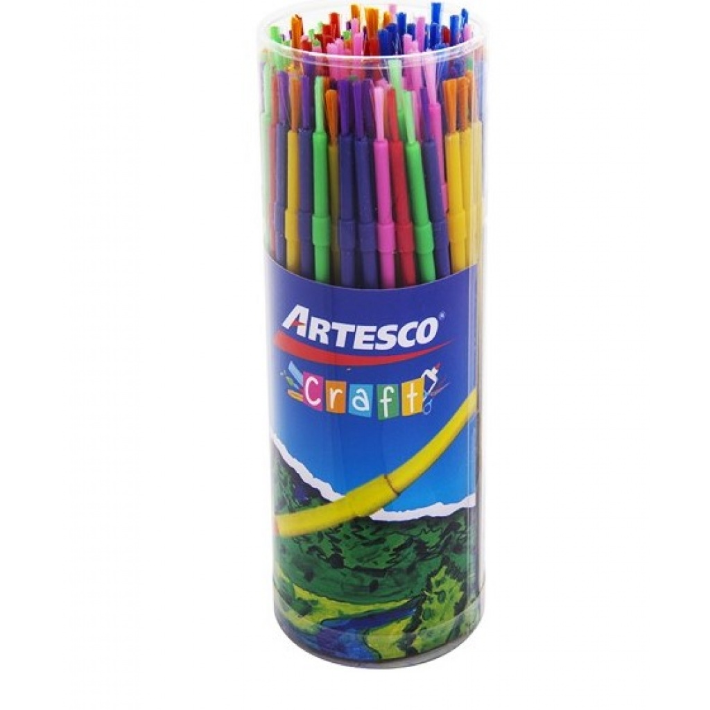 Artesco Pinceles Redondos Pote x 144