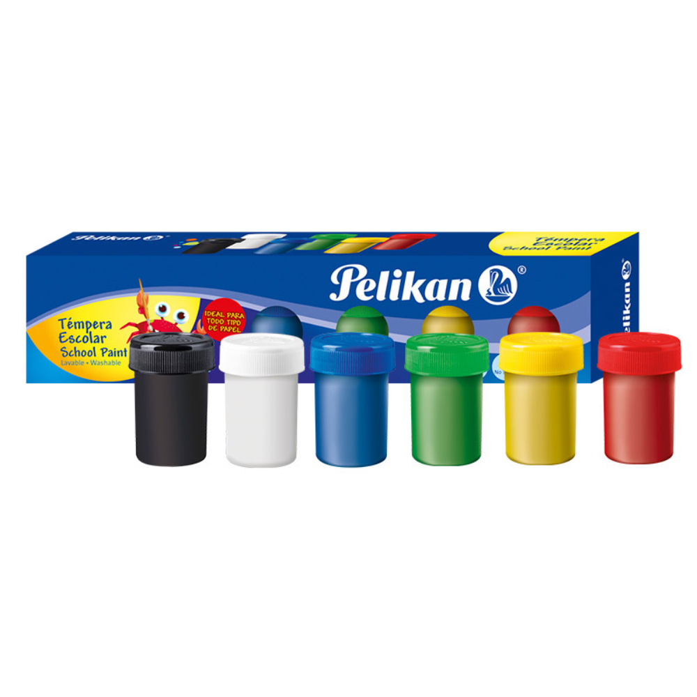 Pelikan estuche x 6 Temperas 25 ml