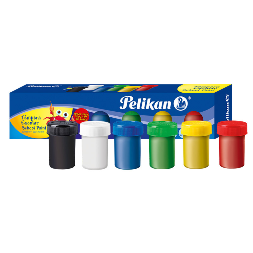 Témperas Pelikan estuche x6 25ml