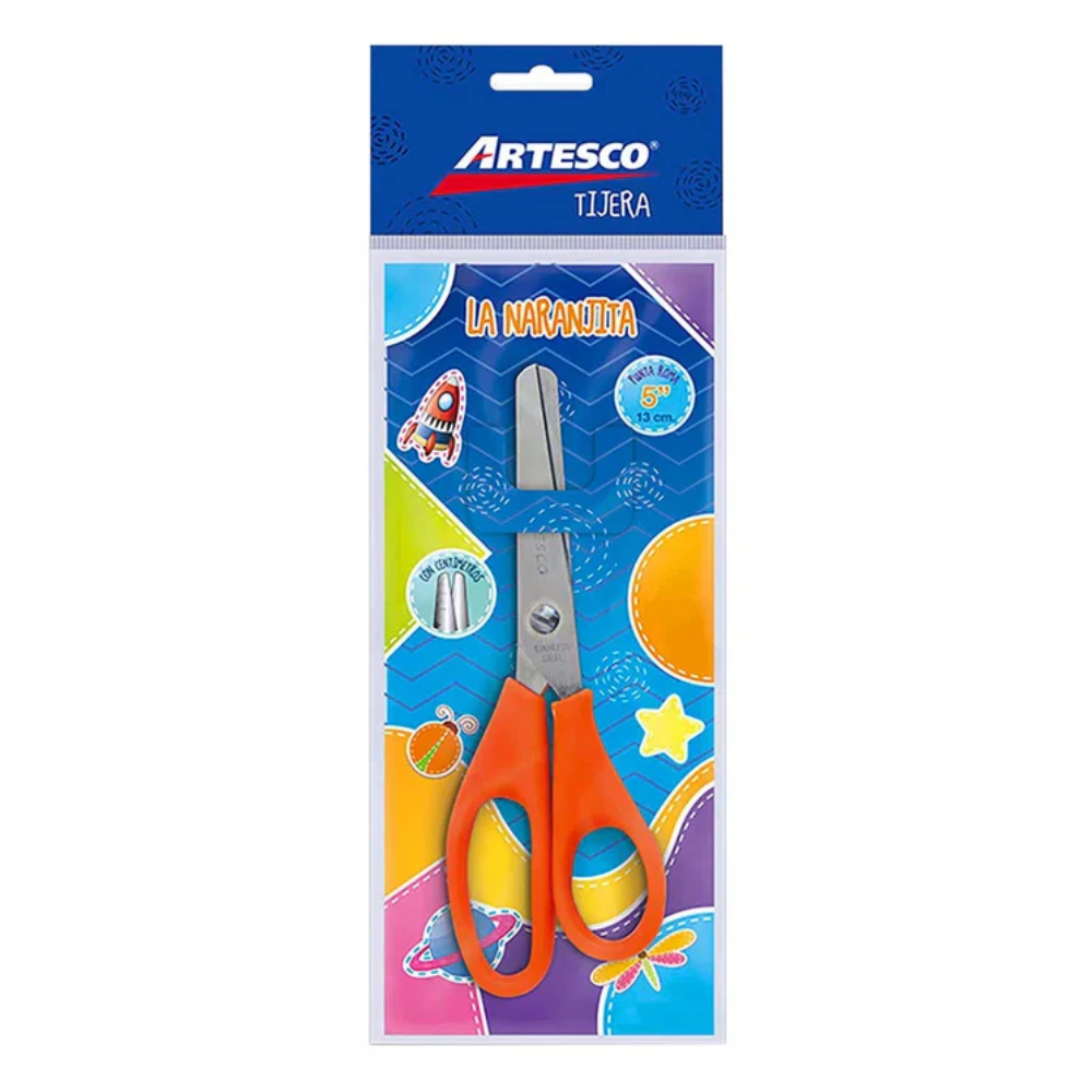 Tijera Artesco "La naranjita" 5.5
