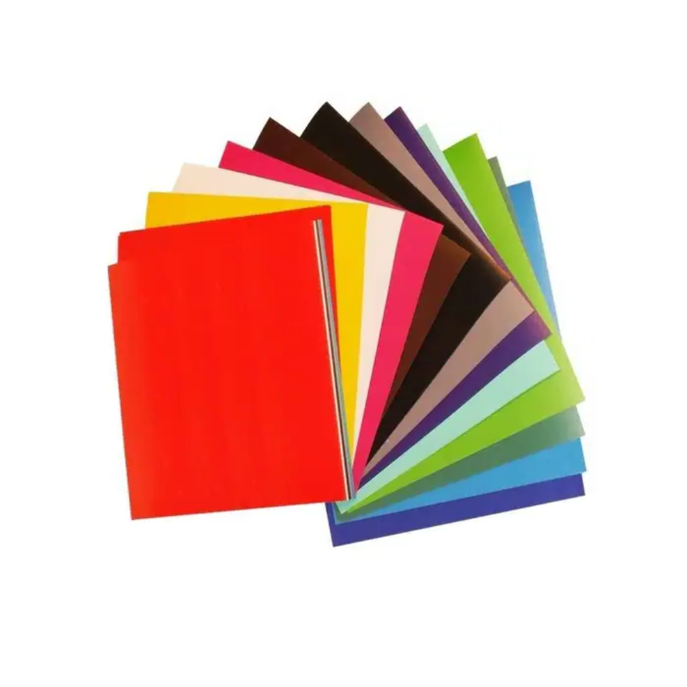 Papel glasé Artesco de colores 17 x 17 cm paquete de 24 hojas
