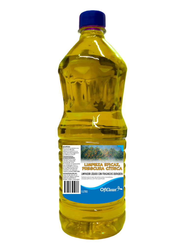 Limpiador perfumol Oficlean de 1 L Cítrico