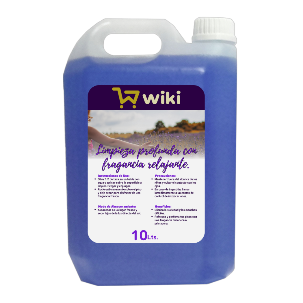 Limpiador Oficlean lavanda - azul x 10 litros