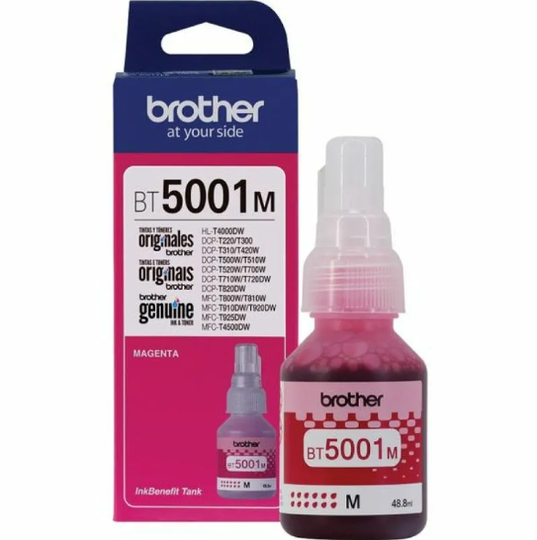 BROTHER BT5001M MAGENTA BOTELLA T300/T500W