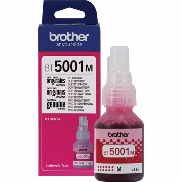 Brother bt5001m magenta botella t300/t500w