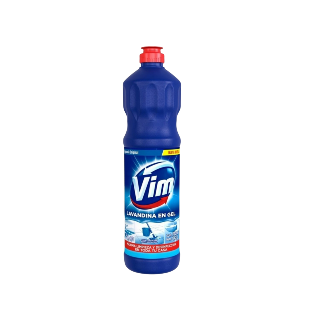 Lavandina en Gel Vim 700 ml Original Azul