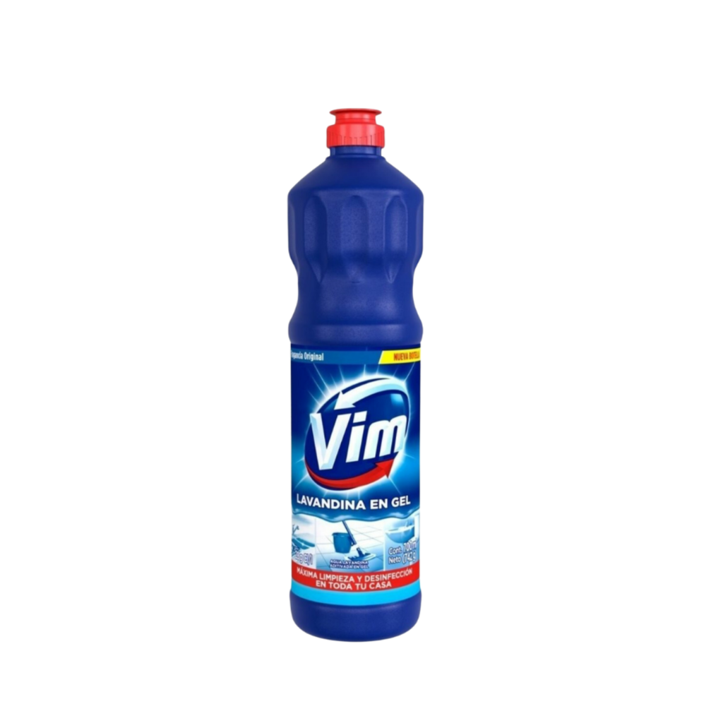Lavandina en gel Vim 700 ml original azul