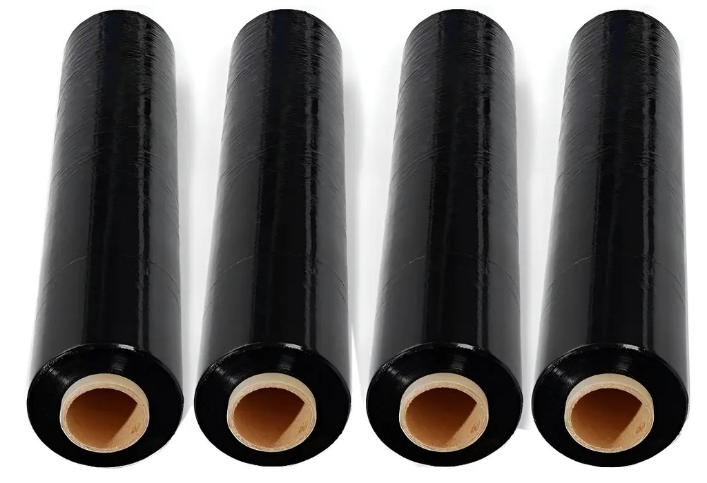 Film stretch negro ancho 50 Cm. Rollo de 5 Kg.