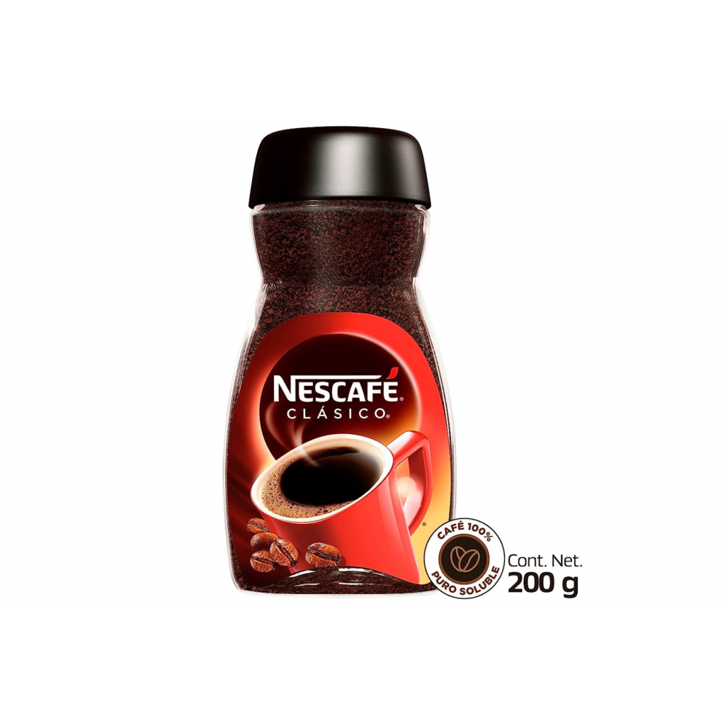 Café instantaneo Nescafé forte en frasco de 200 g