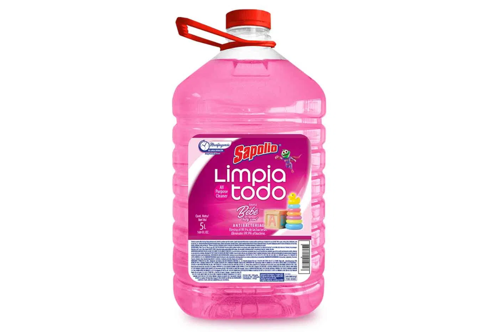 Limpiador líquido Sapolio bidón de 4 L fragancia bebé
