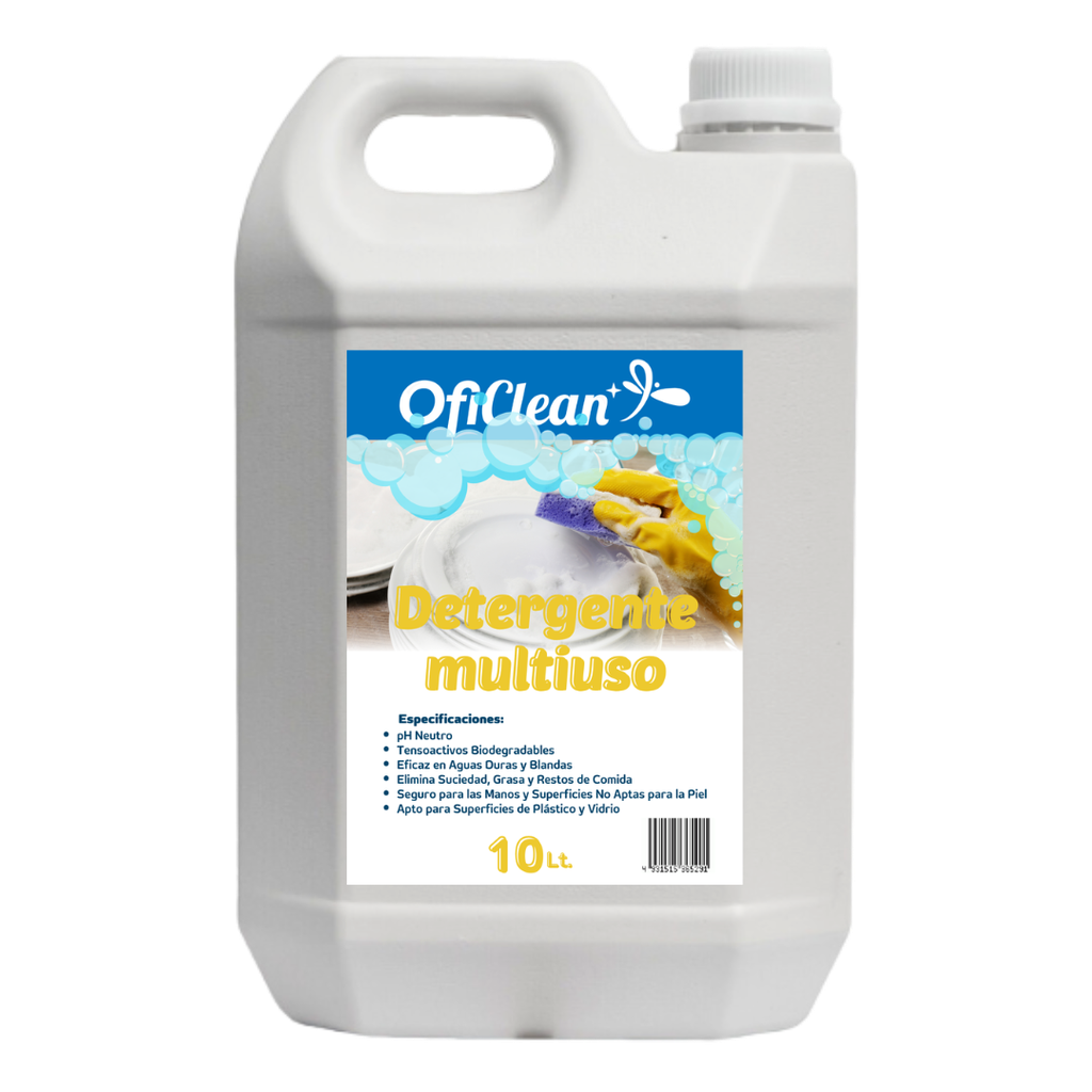 Detergente lavavajillas líquido Oficlean bidón x 10 L