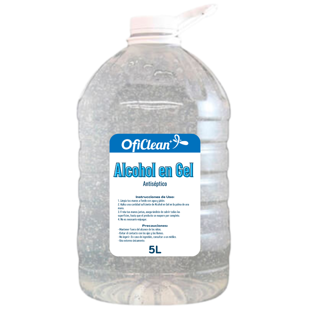 Alcohol en gel Oficlean - bidón de 5 L