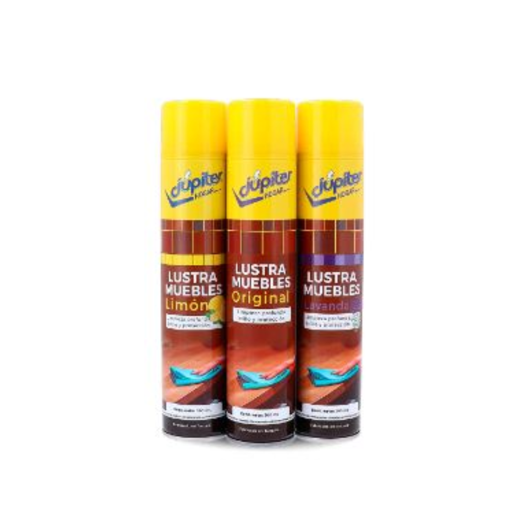 Lustra muebles en aerosol júpiter aroma lavanda