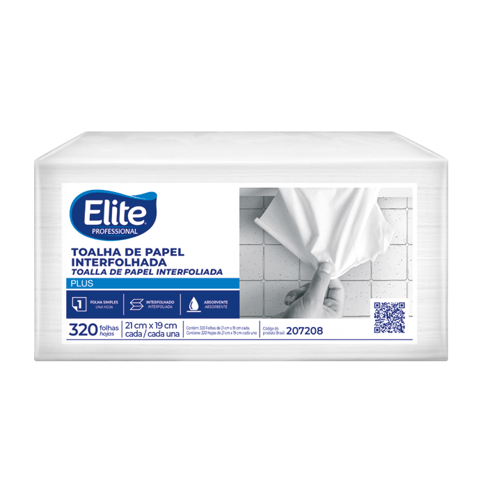 Toalla de mano elite ip 325, 21 x 19 cm (código caja 207208)