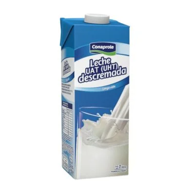 Leche Conaprole larga vida descremada caja 1 lt.