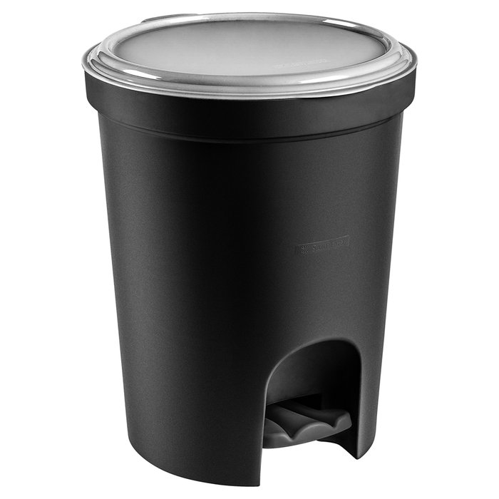 Papelera tapa con pedal capacidad 13.5 L