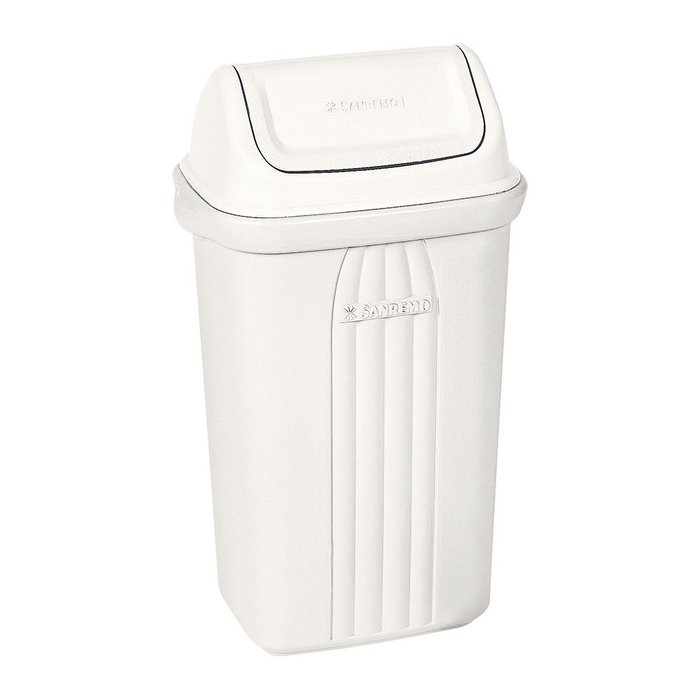 Papelera con tapa vaivén pequeña capacidad  10 L