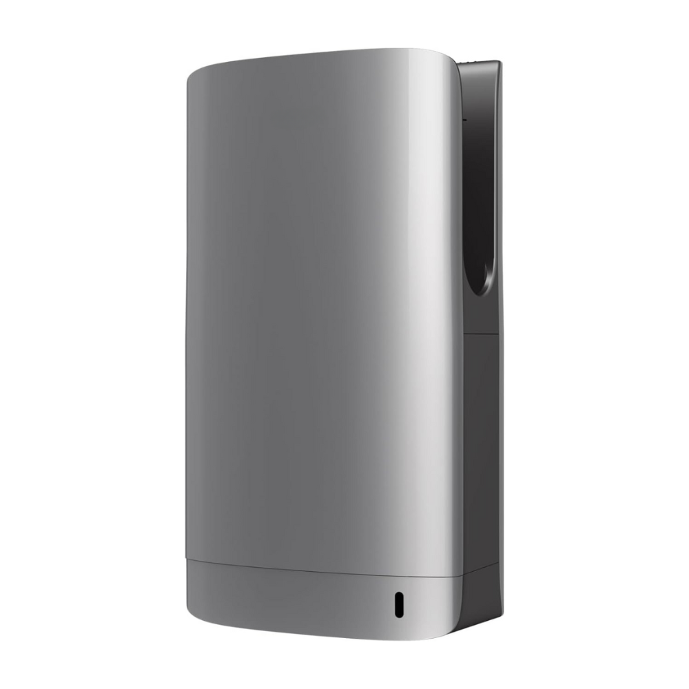 Secamanos eléctrico, material ABS color gris plata