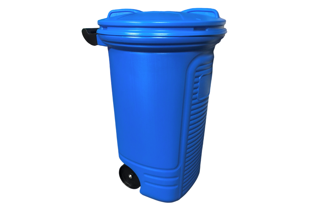 Tacho con ruedas para residuos, capacidad 120 L