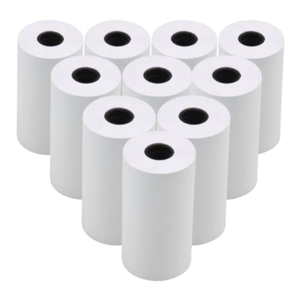 Rollo comercial de papel térmico 57mm x 9m.