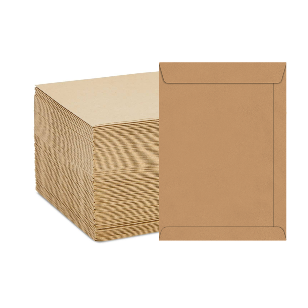 Sobres bolsa manila kraft (37x45 Cm.) Paq. x 50 sobres